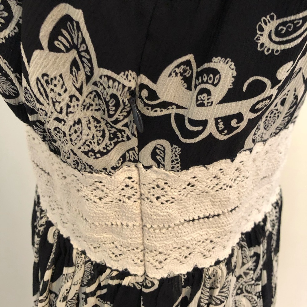 Oscar De La Renta Dress Black Floral Lace Party 8 - Picture 4 of 8